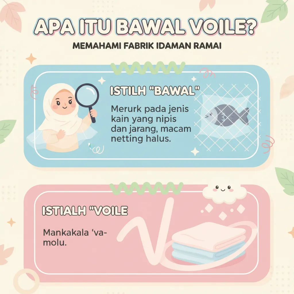 Apa Itu Bawal Voile? Memahami Fabrik Idaman Ramai