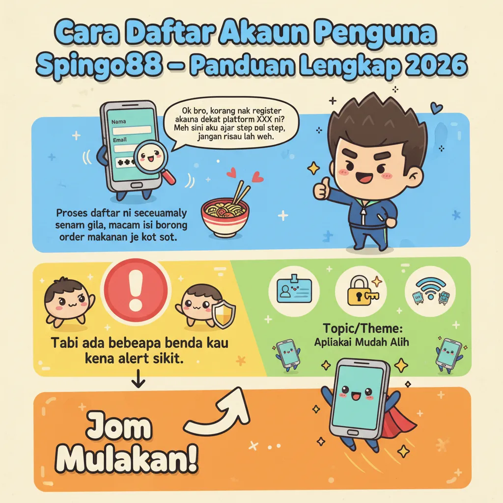 Cara Daftar Akaun Pengguna Spingo88