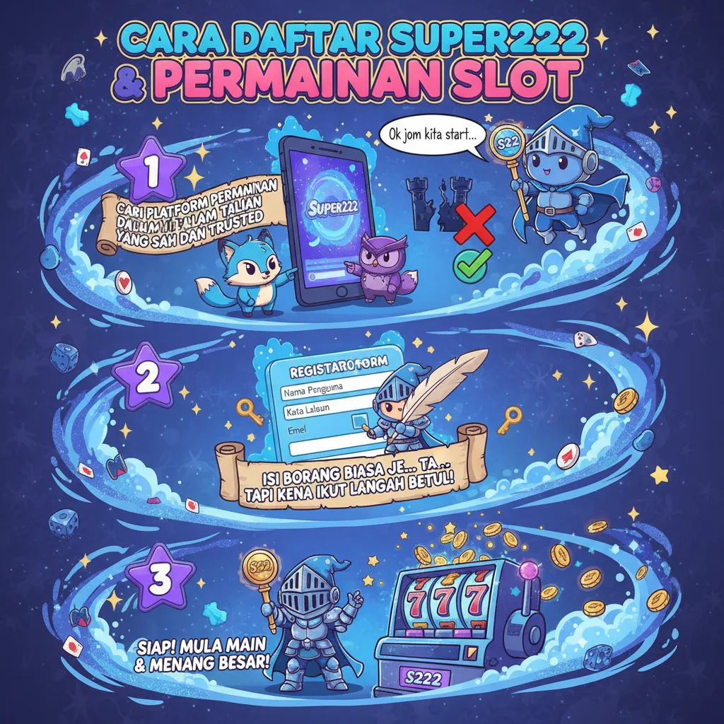 Cara Daftar Super222 & Permainan Slot