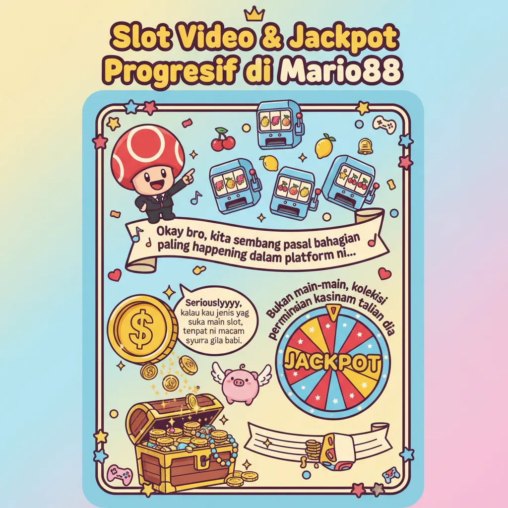 Slot Video & Jackpot Progresif di Mario88