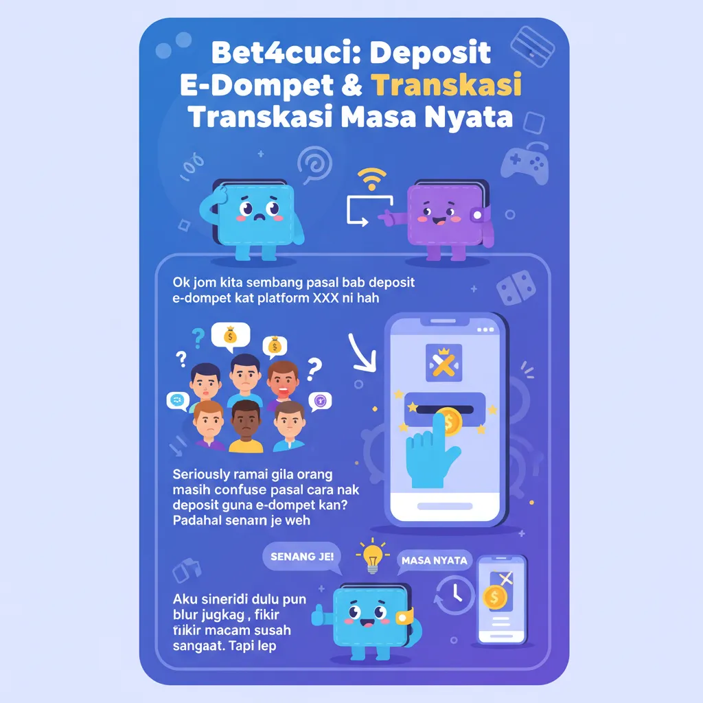 Bet4cuci: Deposit E-Dompet & Transaksi Masa Nyata