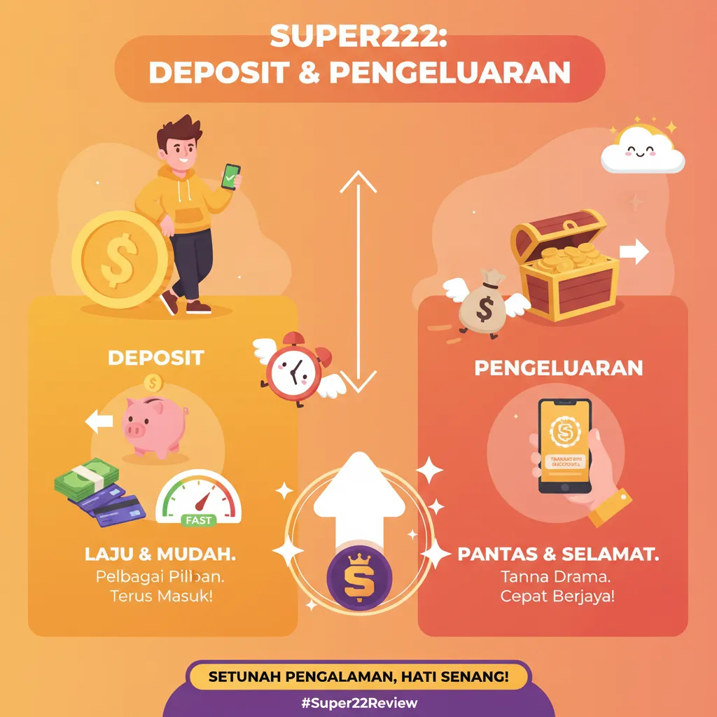 Kemudahan Deposit & Pengeluaran Super222