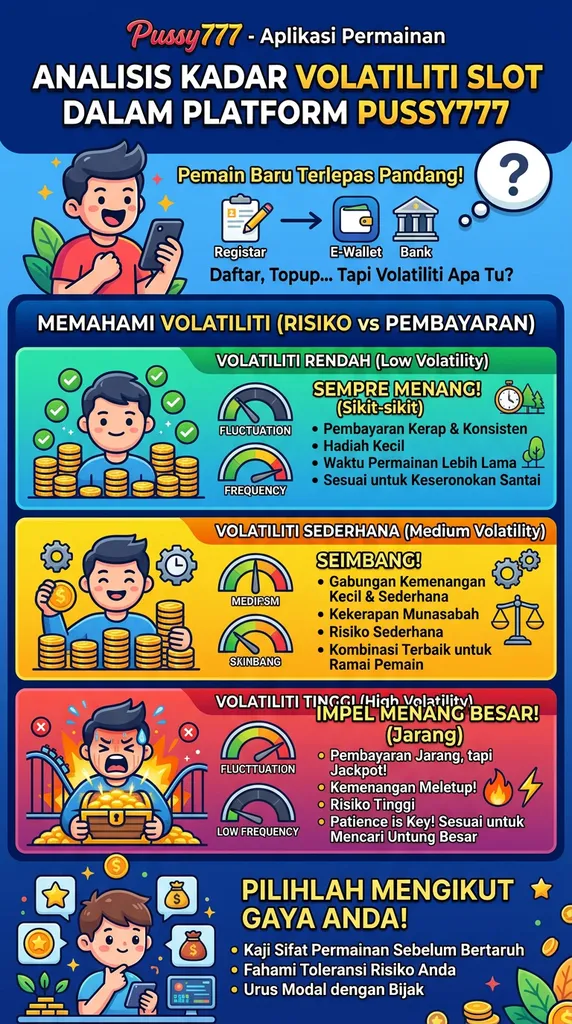Analisis Kadar Volatiliti Slot dalam Platform Pussy777