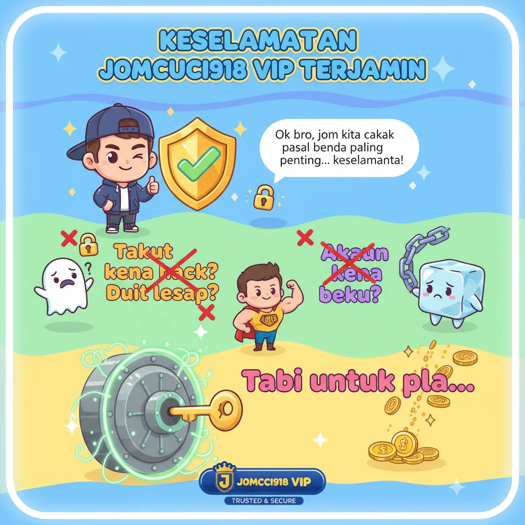 Keselamatan Jomcuci918 VIP Terjamin