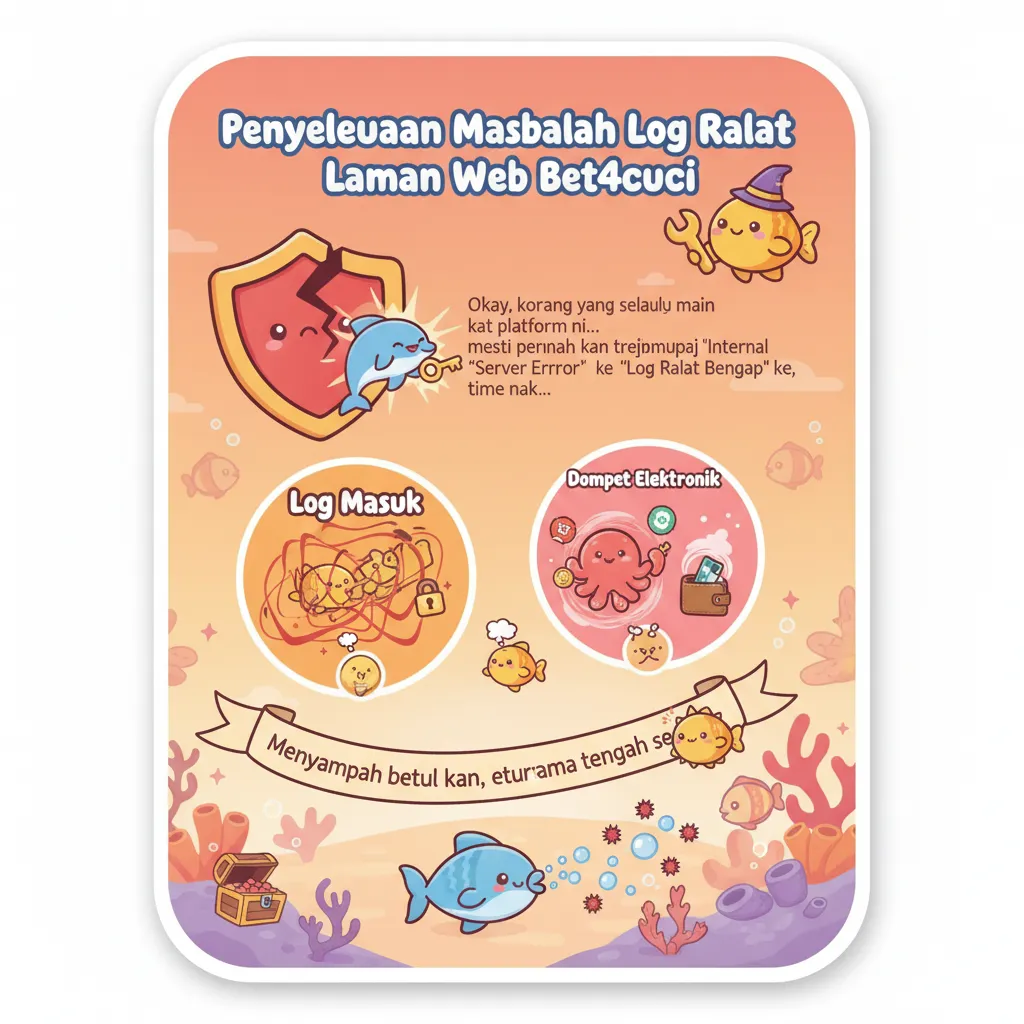 Penyelesaian Masalah Log Ralat Laman Web Bet4cuci