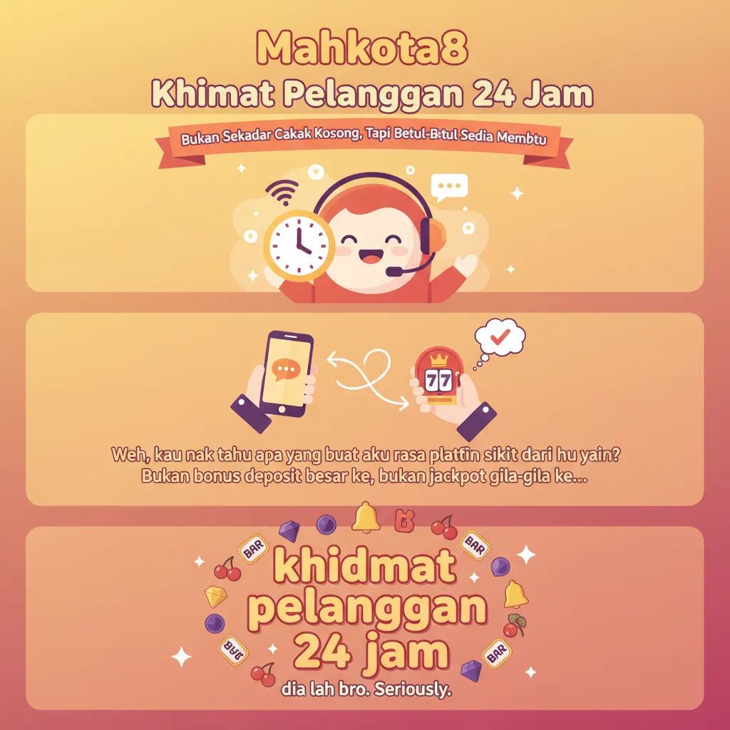 Mahkota8: Khidmat Pelanggan 24 Jam