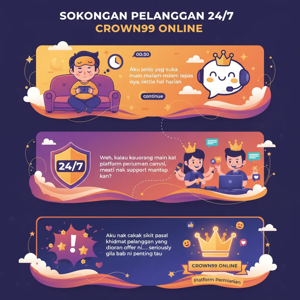 Sokongan Pelanggan 24/7 Crown99 Online